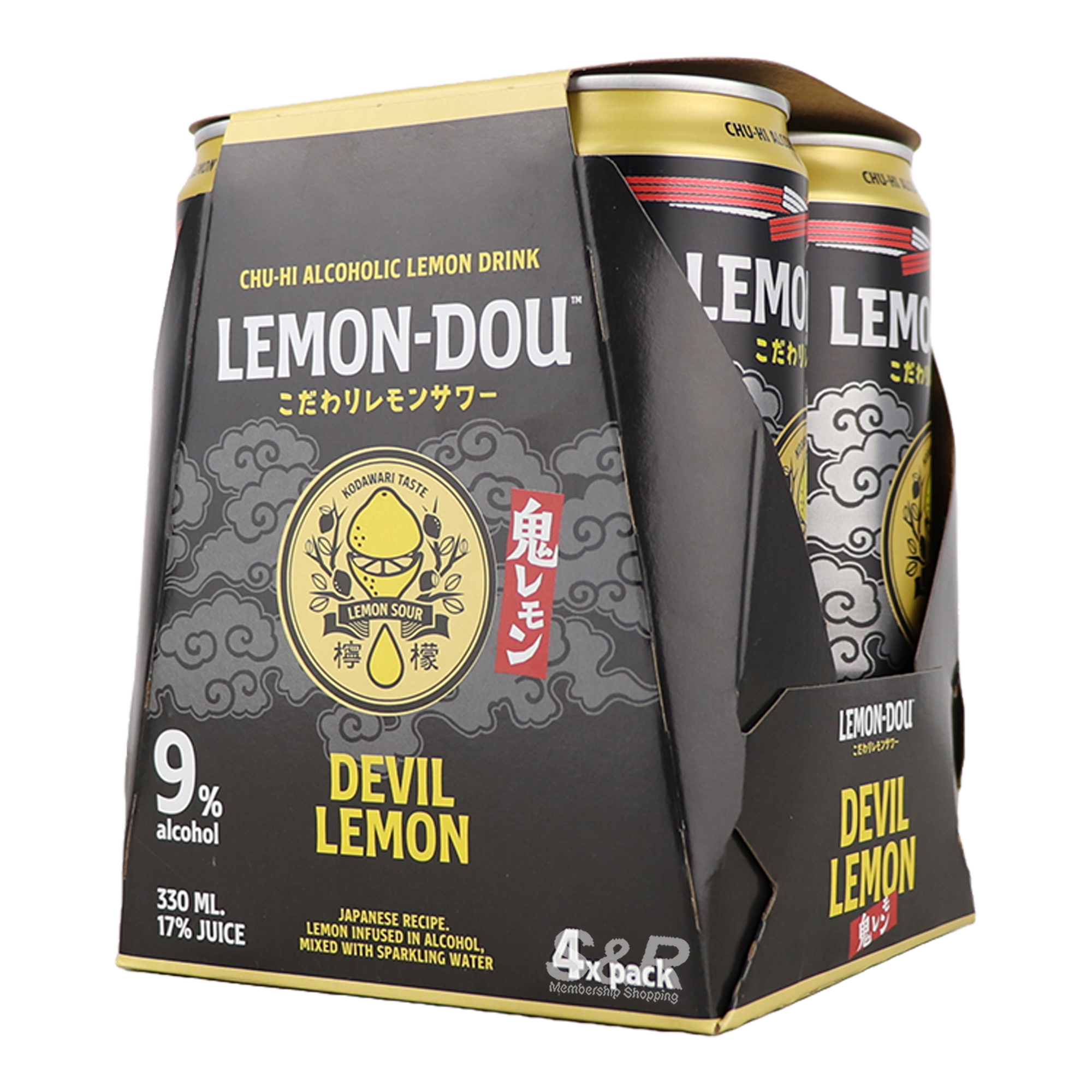 Lemon-Dou Devil Lemon 4pcs x 330mL Lemon-Dou Devil Lemon 4pcs x 330mL